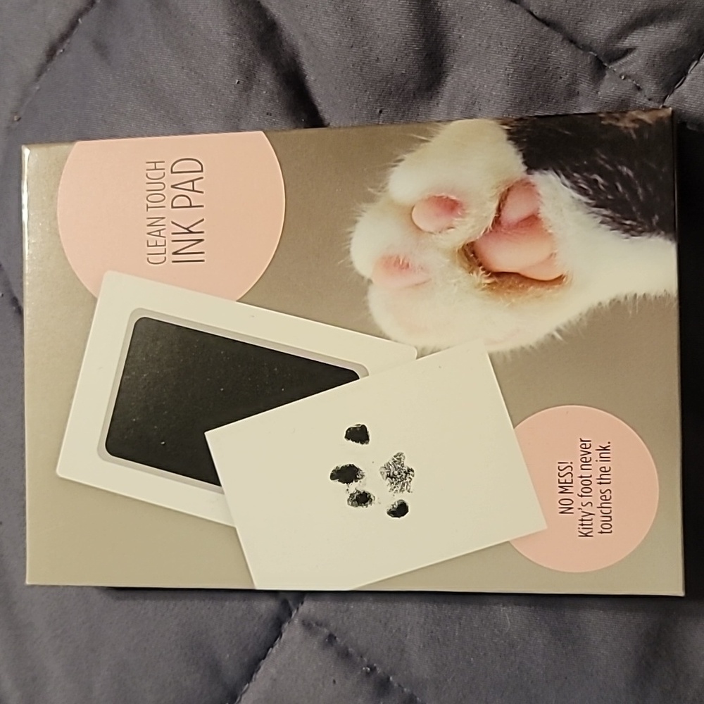 Cat Lady Clean Touch Paw Ink Pad New